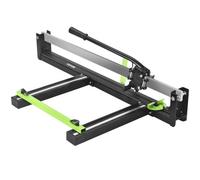 VEVOR 31 Inch Blue Manual Tile Cutter with Precise Laser Positioning & Anti-sliding Rubber Surface Single Rail & Bracket Suitable for Porcelain and Ce
