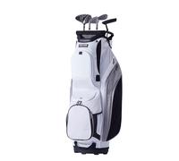VEVOR 36” Golf Cart Bag 14 Way Organizer Divider Top 13 Pockets White Nylon