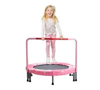VEVOR 36" Kids Trampoline, 3FT Indoor Outdoor Trampoline, Foldable Mini Trampoline with Handle, Rebounder Trampoline for Toddlers, Birthday Gift for 3+ Years Children, Boys Girls for Fun, Red