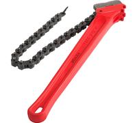 VEVOR 36" Pipe Chain Wrench, Steel Ratcheting Wrench 30" Chain 7.5" Capacity