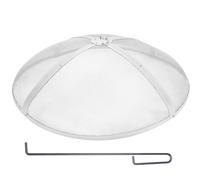 VEVOR 36" Round Firepit Spark Screen Cover Lid Stainless Steel Wood Burning