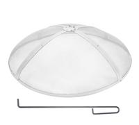 VEVOR 36" Round Firepit Spark Screen Cover Lid Stainless Steel Wood Burning