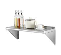 VEVOR 36" x 12" Stainless Steel Wall Mounted Shelf Kitchen Restaurant Shelving