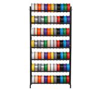 VEVOR 3D Printer Filament Storage Rack 7 Tier Heavy Duty Storage Shelves for 3D Printing Filaments Filament Spool Holders Racks for 3D Printing Stu
