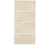 VEVOR 3D Wall Panels, 4 Pack 48 x 24 in PU Natural Stone Imitation Wall Art Tiles, 32 Sq.Ft Coverage Accent Wall Panel, Interior Home Decor for Ceilin