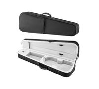 VEVOR 4/4 Full Size Violin Case, Nylon Waterproof, Lightweight Portable Travel Carrying Bag, with Plush Lining, Dual Shoulder Straps, Anti-Scratch, Professional Triangular Shape, for Violin, Black