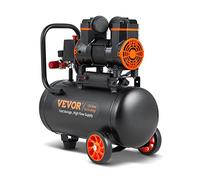 VEVOR 4.8 Gallon Air Compressor, 1.2HP 2.2 CFM@90PSI Oil Free Air Compressor Tank & Max. 116PSI Pressure, 70 dB Ultra Quiet Compressor for Auto Repair, Tire Inflation, Spray Painting, Woodwork Nailing