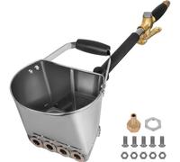 VEVOR 4 Jet Cement Mortar Spray Gun Stucco Sprayer 4 Jet Hopper Plaster Concrete Cement Sprayer Gun