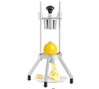 VEVOR 4-Section Commercial Easy Wedger Stainless Steel Blade Fruit Lime Slicer, Lemon Cutter for Home Bar Restaurant