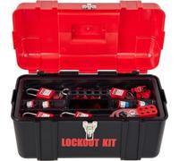 Vevor 42 Pcs Lockout Tagout Kits, Electrical Safety Loto Kit Includes Padlocks, 5 Kinds Of Lockouts, Hasps, Tags & Ties