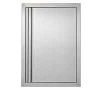 VEVOR BBQ Access Door - 432x610 mm Single Vertical Kitchen Door, Stainless Steel Flush Mount with Recessed Handle for Grilling Station
