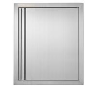 VEVOR BBQ Access Door, 457x533 mm Single Outdoor Kitchen Door, Stainless Steel Flush Mount Door, Wall Vertical Door with Recessed Handle, for BBQ Island, Grilling Station, Outside Cabinet