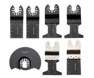 Vevor 50 Pcs Oscillating Saw Blades, Quick Release Multitool Blades Kit, Hcs Blades For Wood Plastic Metal Nails Bolts