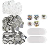 VEVOR 2.25" 58mm Button Badge Parts Supplies for Button Maker Machine 500 Sets