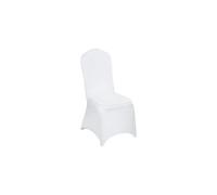 VEVOR 50pcs/100pcs/150pcs Chair Cover Wedding Spandex Flat Fronted Chair Covers Stretch Fabric Removable Washable Protective Wedding Chair Slipcovers