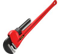 VEVOR 51" Cast Iron Handle Heavy-Duty Hook Jaw Straight Pipe Wrench