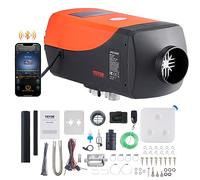 VEVOR - 5KW diesel heater, features Bluetooth app, automatic altitude adjustment, comes with remote control and LCD display, suitable for RVs, trailers, campers, boats and