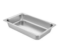 VEVOR 4" Deep Stainless Steel Steam Table Pan 13 L/13.7 Quart Anti-Jam 6 Pack