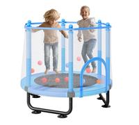 VEVOR 60" Kids Trampoline, 5FT Indoor Outdoor Trampoline, Mini Toddler Recreati