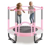 VEVOR 60" Trampoline for Kids Mini Toddler Trampoline with Net Indoor Outdoor