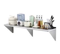VEVOR 60" x 14" Stainless Steel Wall Mounted Shelf Kitchen Restaurant Shelving