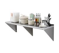 VEVOR 60" x 18" Stainless Steel Wall Mounted Shelf Kitchen Restaurant Shelving