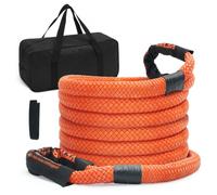 VEVOR 7/8" x 20' Kinetic Recovery Tow Rope 30,580 lbs, Heavy-Duty Off Road Snatch Strap, Extreme Duty 30% Elasticity Energy Snatch Strap for Jeep Car Truck ATV UTV SUV Tractor