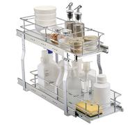 VEVOR 8.5"W x 21"D Pull Out Cabinet Organizer, Heavy Duty Slide Out Pantry Shelves, Chrome-Plated Steel Roll Out Drawers, Sliding Drawer Storage for Home, Inside Kitchen Cabinet, Bathroom, Under Sink