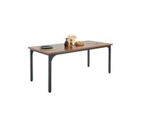 VEVOR 71in Rectangle Dining Table Wood Kitchen Table for 6-8 Person (Only Table)