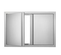 VEVOR 774x532 mm BBQ Island Access Door Outdoor Kitchen Door Stainless Steel