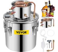 VEVOR 8.5 UK Gal Home Use Moonshine Still Brewing Stainless Steel Distiller Water Wine Alcohol Distilling Equipment