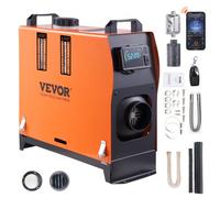 VEVOR 8 KW Diesel Air Heater, Bluetooth App Control All-on-one Diesel Heater with Automatic Altitude Adjustment, Remote Control and LCD, Portable Park