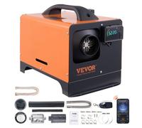 VEVOR 8 KW Diesel Air Heater, Bluetooth App Control All-on-one Diesel Heater with Automatic Altitude Adjustment, Remote Control and LCD, Portable Park