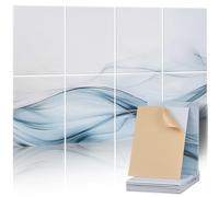 VEVOR 8 Pack Art Acoustic Panels, 47.24 x 23.62 x 0.4 inch Soundproof Wall Tiles, Self Adhesive Decorative Sound Dampening Absorbing Boards for Home, Office, Studio, Gaming Room,Theater,Simplicity