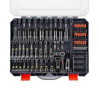 VEVOR 80 Piece Premium Magnetic Impact Screwdriver Set, Metric and SAE Size, with Socket Adapters, Bit Holder, Wing Nut Screwdriver, Universal Sockets, Extension
