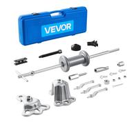 VEVOR 9-Way Slide Hammer Puller Set, 15PCS Front Wheel Hub Bearing Remover & Rear Wheel Axle Hub Dent Shaft Puller Tool Kit, Axle Bearing Puller Tool Kit and Slide Hammer Remover Set with Carry Box
