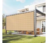 VEVOR 90% Sun Shade Cloth, 12 x 20 ft Pergola Shade Cover with Stainless Steel Grommets, Sun Shades Canopy Privacy Screen with 160 GSM HDPE Material, for Outdoor, Patio, Garden, and Backyard (Beige)