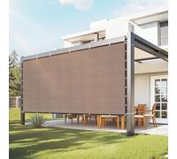 VEVOR 90% Sun Shade Cloth, 8 x 12 ft Pergola Shade Cover with Stainless Steel Grommets, Sun Shades Canopy Privacy Screen with 140 GSM HDPE Material, for Outdoor, Patio, Garden, and Backyard (Brown)