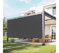 VEVOR 90% Sun Shade Cloth, 8 x 12 ft Pergola Shade Cover with Stainless Steel Grommets, Sun Shades Canopy Privacy Screen with 140 GSM HDPE Material, for Outdoor, Patio, Garden, and Backyard (Black)