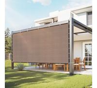 VEVOR 90% Sun Shade Cloth Privacy Screen 8 x 12 ft for Patio Garden (Brown)