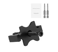 VEVOR 90PCS Hidden Deck Fasteners for Composite Decking Board, Universal Composite T Clips & Plastic Hidden Fasteners with Metal Screws,Polypropylene PP Clips Works with 6.5 mm Gaps, Black