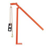 VEVOR 91.4 cm T Post Puller, Heavy Duty Fence Post Pullers with Puller Plate & 119 cm Lifting Chain, Labor-Saving T-Post Remover Tool for Round Fence Posts, Sign Posts & Tree Stumps