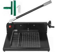 VEVOR A4 Paper Guillotine 12" Width Paper Cutter Heavy Duty Manual Stack Paper Trimmer Stack Cutter with Clamp Safe Lock for Home Office