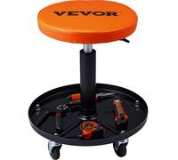 VEVOR Adjustable Mechanics Rolling Creeper Seat Stool Tool Tray for Shop Garage