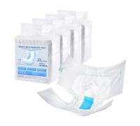 VEVOR Adult Briefs with Tabs, Super Absorbent Incontinence Briefs for Men and Women, Disposable Adult Diapers with Leakproof 3D Surround Guard & Wetness Indicator - XL Size, 40 Count (4 Packs of 10)