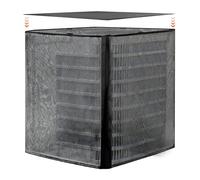 VEVOR Air Conditioner Cover, 711 x 711 x 812 mm Ac Cover for Air Conditioning Unit, Dual-Layer, Detachable Canopy,Waterproof Polyester, Universal HVAC Protector for Outdoor Outside Ac Unit, Black