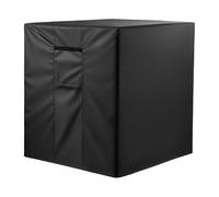 VEVOR Air Conditioner Cover, 914 x 914 x 1010 mm Ac Cover for Air Conditioning Unit, Three-Layer, Waterproof Polyester Fabric, Mesh Ventilation, Universal Defender for Outdoor Outside Ac Unit, Black