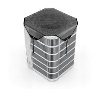 VEVOR Air Conditioner Cover for Outside Units, 710 x 710 mm Central AC Cover for Air Conditioning Unit, Top Universal Mesh Defender Tear-Resistant Easy Install for Outdoor Outside All Seasons, Black