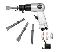 VEVOR Air Hammer, 4500BPM Pneumatic Hammer with 40mm Stroke & 4PCS Chisels Round Shank, Lightweight & Compact Air Chisel Pneumatic Shovel Tool for Cutting Punching Scraping