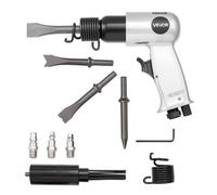 VEVOR Air Hammer, 4500BPM Pneumatic Hammer with Rust Removal Air Needle Scaler & 4PCS Chisels Round Shank, Lightweight & Compact Air Chisel Pneumatic
